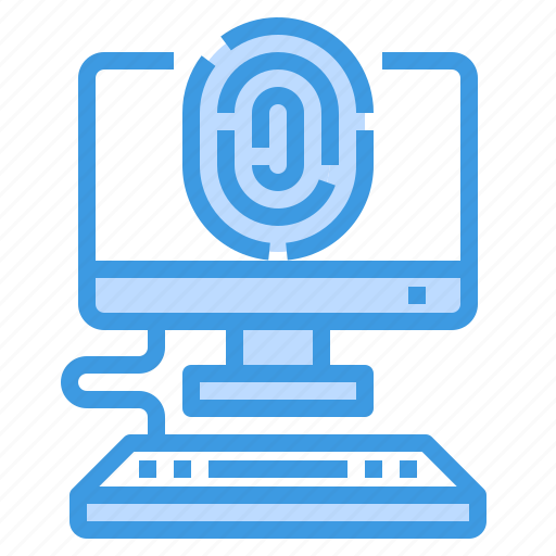 Computer, finger, scan, technology icon - Download on Iconfinder