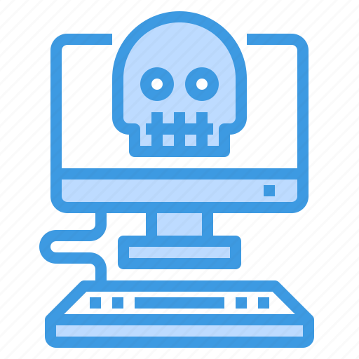 Computer, malware, security, skull, virus icon - Download on Iconfinder