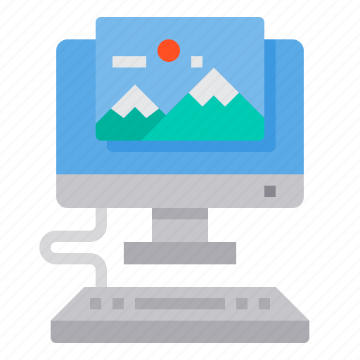 Computer, image, monitor, photo, screen icon - Download on Iconfinder