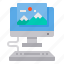 computer, image, monitor, photo, screen 