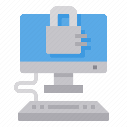 Computer, lock, padlock, protect, security icon - Download on Iconfinder