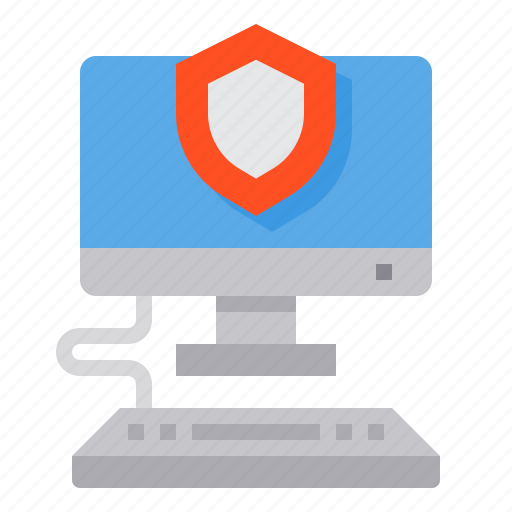Computer, defence, protection, security, shield icon - Download on Iconfinder