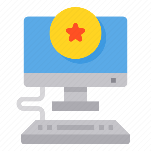 Computer, favorite, rating, review, star icon - Download on Iconfinder