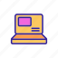 computer, contour, digital, internet, laptop, technology 