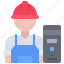 worker, man, system, unit, computer, technology, shop, tower, pc 