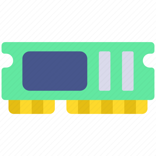 Ram, memory, peripheral, component, computer, hardware, processor icon - Download on Iconfinder