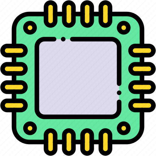 Chip, computer, circuit, cpu, micro, technology icon - Download on Iconfinder