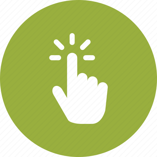 Finger, gesture, hand, point, push, swipe, touch icon - Download on Iconfinder