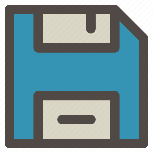 Computer, disk, diskette, floppy, hardware, save icon - Download on Iconfinder