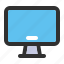 monitor, pc, computer, screen, technology, device 