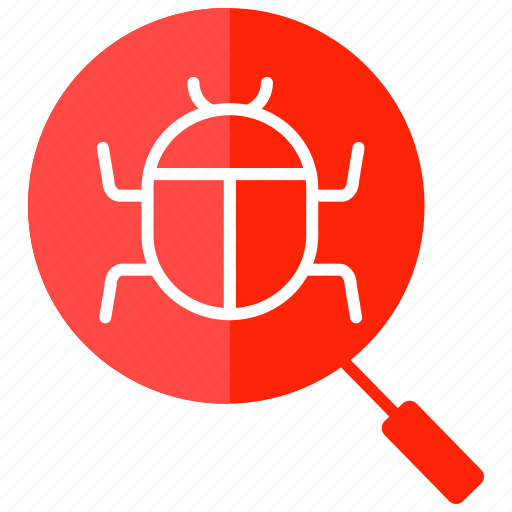 Hack, infect, search bug, search defect, search virus icon - Download on Iconfinder