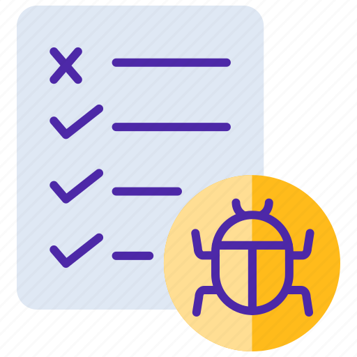 Bug, defect, defect report, document, incident report, testing icon - Download on Iconfinder