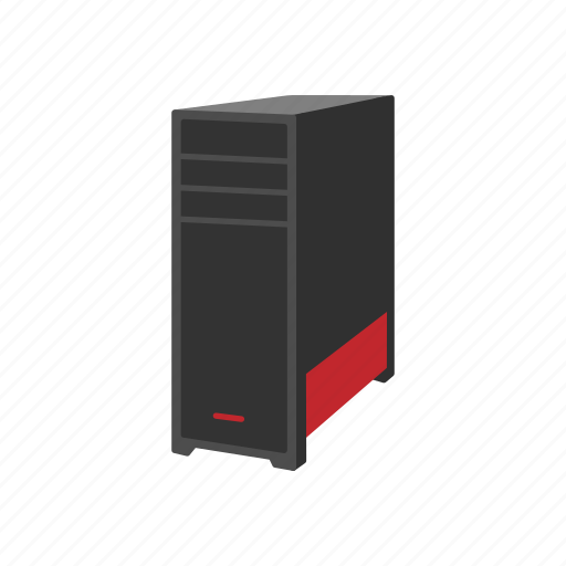 Case, computer, cpu case, desktop, desktop casing, system unit, technology icon - Download on Iconfinder