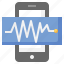 smartphone, medical, app, heart, rate, heartbeat, frequency 