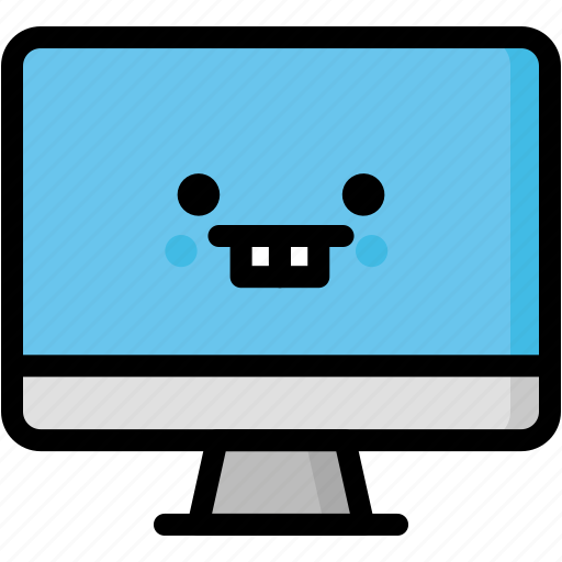 Computer, emoji, emotion, expression, face, feeling, nerd icon - Download on Iconfinder