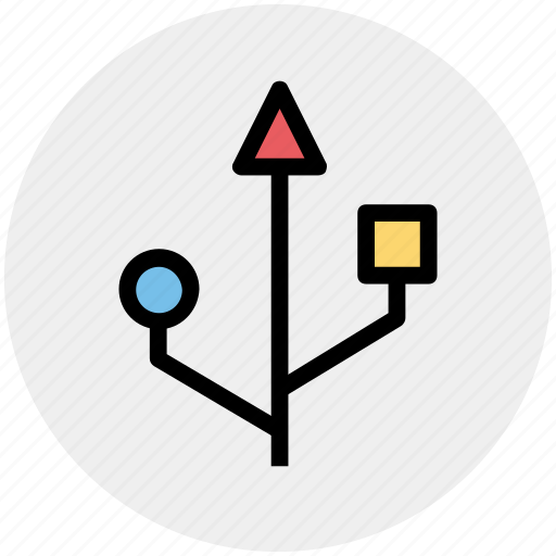 Connection, flash sign, sign, usb, usb sign, usb symbol icon - Download on Iconfinder