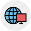 browser, earth, globe, lcd, lcd screen, screen, world 