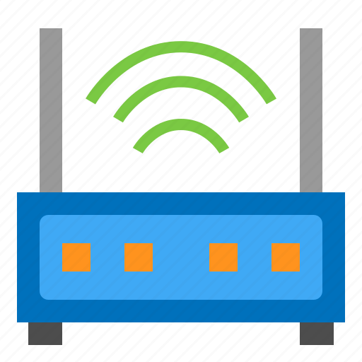 Iconrouter, modem, routerrouter, signal, wifirouter icon - Download on Iconfinder