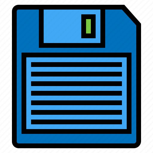 Device, disk, diskfloppy, disktte, floppy icon - Download on Iconfinder