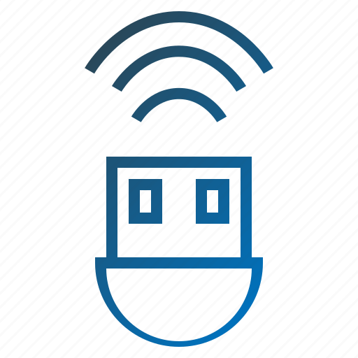 Connection, signalusb, usb, wifi, wifiusb, wireless, wirelessusb icon - Download on Iconfinder