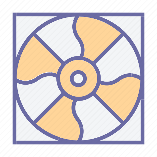 Ari, cooler, cooling fan, device, electronic, fan, wind icon - Download on Iconfinder