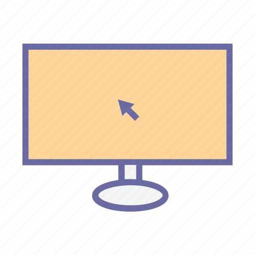 Arrow, computer, desktop, display, monitor, navigation, screen icon - Download on Iconfinder