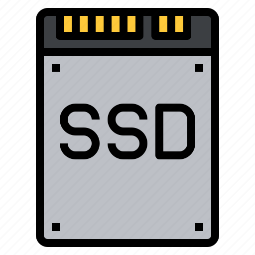 Ssd, disk, drive, solid, storage, technology, computer icon - Download on Iconfinder