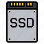 ssd, disk, drive, solid, storage, technology, computer, hardware, system 