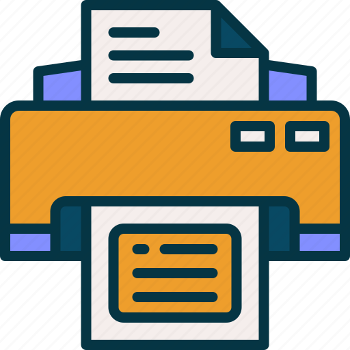 Printer, document, office, machine, business icon - Download on Iconfinder