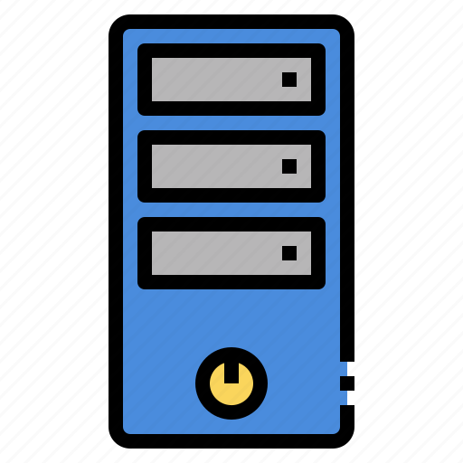 Cpu, tower, desktop, computer, componants, pc icon - Download on Iconfinder
