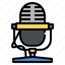 microphone, voice, podcast, broadcast, on, air