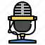 microphone, voice, podcast, broadcast, on, air 