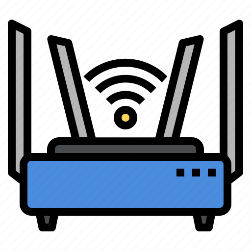 Router, wifi, internet, wireless, signal icon - Download on Iconfinder