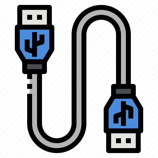 Usb, cable, wiring, componant, computer, hardware, port icon - Download on Iconfinder