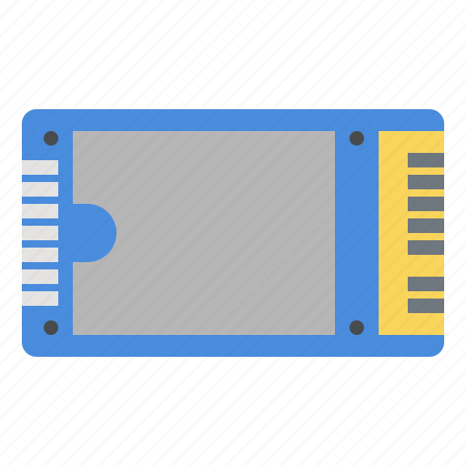 Ssd, drive, computer, hardware, memory, card icon - Download on Iconfinder