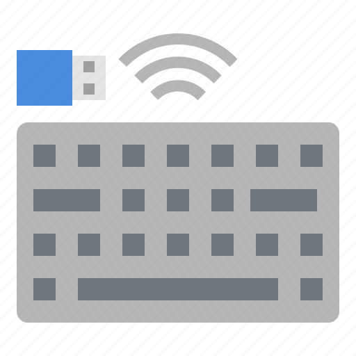 Wireless, keyboard, input, hardware, connection, computer icon - Download on Iconfinder