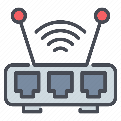 Modem, router, wifi, internet, wireless, network, wifi router icon - Download on Iconfinder