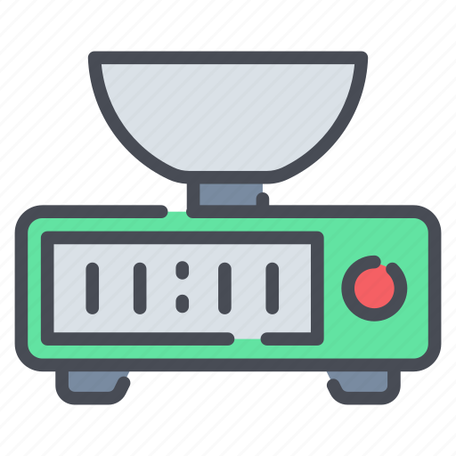 Weight-scale, weighing-scale, mechanical scale, scale, weight-machine, digital, electronic scale icon - Download on Iconfinder