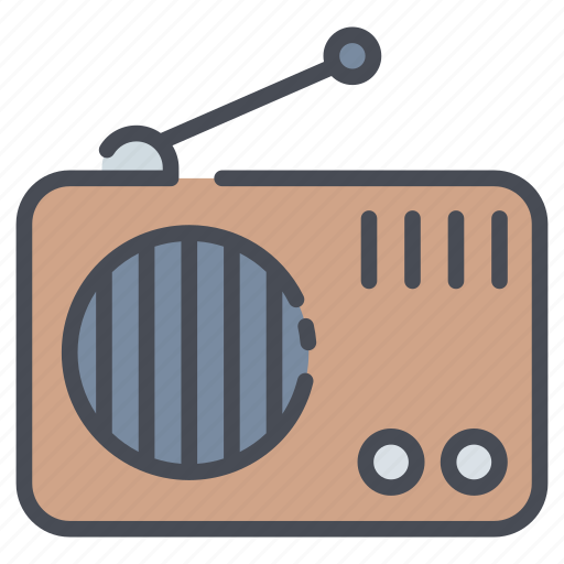 Radio, audio, communication, antenna, sound, media, fm icon - Download on Iconfinder