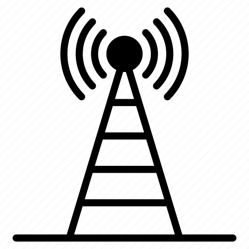 Signal tower, tower, signal, antenna, wifi tower, communication tower, wifi antenna icon - Download on Iconfinder