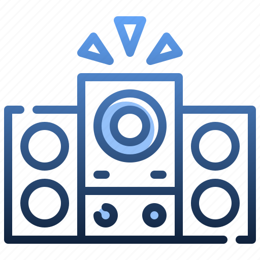 Speaker, loudspeaker, sound, audio, music, multimedia icon - Download on Iconfinder
