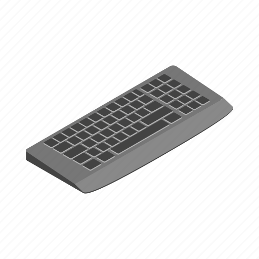 Background, desktop, device, isometric, keyboard, office, pc icon - Download on Iconfinder
