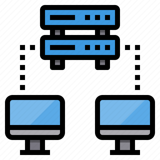 Communication, computer, internet, network, server icon - Download on Iconfinder