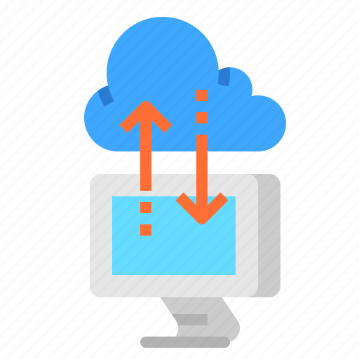 Cloud, computing, connecting, download, upload icon - Download on Iconfinder