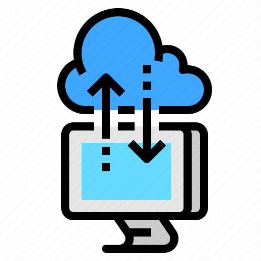 Cloud, computing, connecting, download, upload icon - Download on Iconfinder