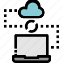 cloud, computer, computing, device, network