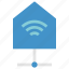 computer, connecting, house, network, wifi 