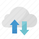 cloud, computing, connecting, download, upload