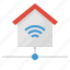 connecting, house, network, wifi 
