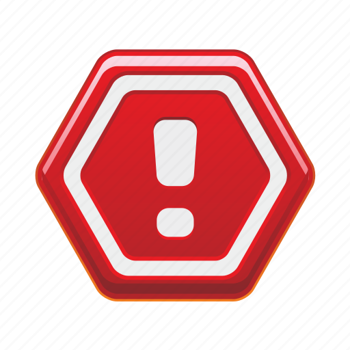 Red, sign, attention, road, traffic, warning icon - Download on Iconfinder